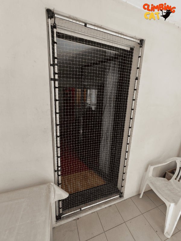 Protection pour chats sans percer - Baie vitrée/Porte Fenêtre