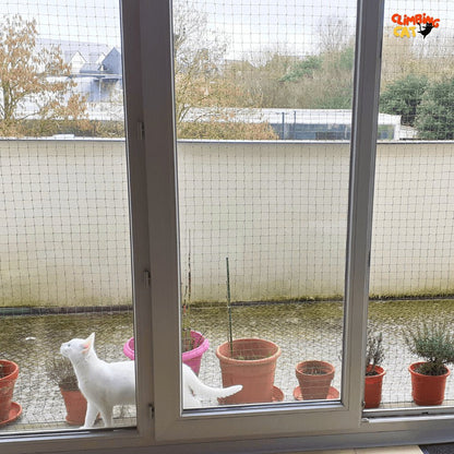 Protection pour chats sans percer - Baie vitrée/Porte Fenêtre