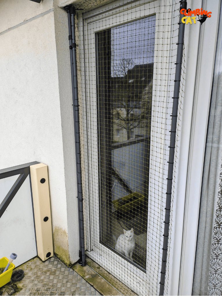 Protection pour chats sans percer - Baie vitrée/Porte Fenêtre